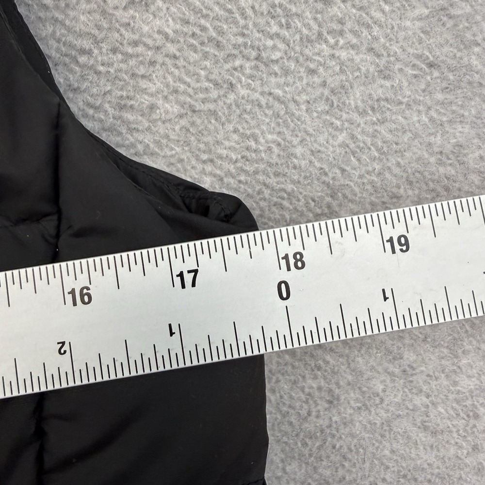 J.Crew Vest Womens XS Black Quilted Down‎ Puffer Snap Zip Pockets Outdoor - Picture 4 of 9